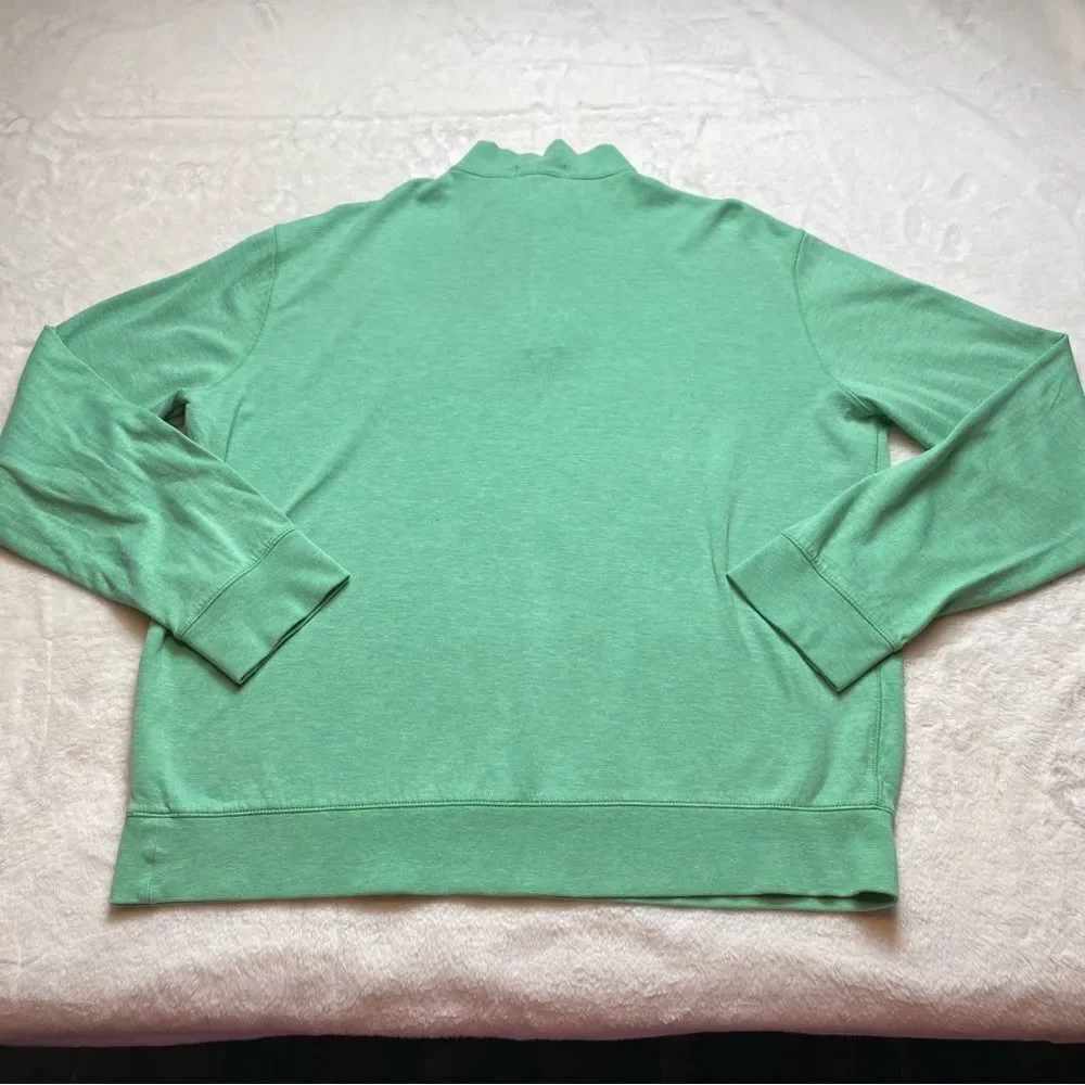 Polo Ralph Lauren Light Green 1/4 Zip Pullover Size Large